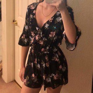Abercrombie & Fitch Floral Romper